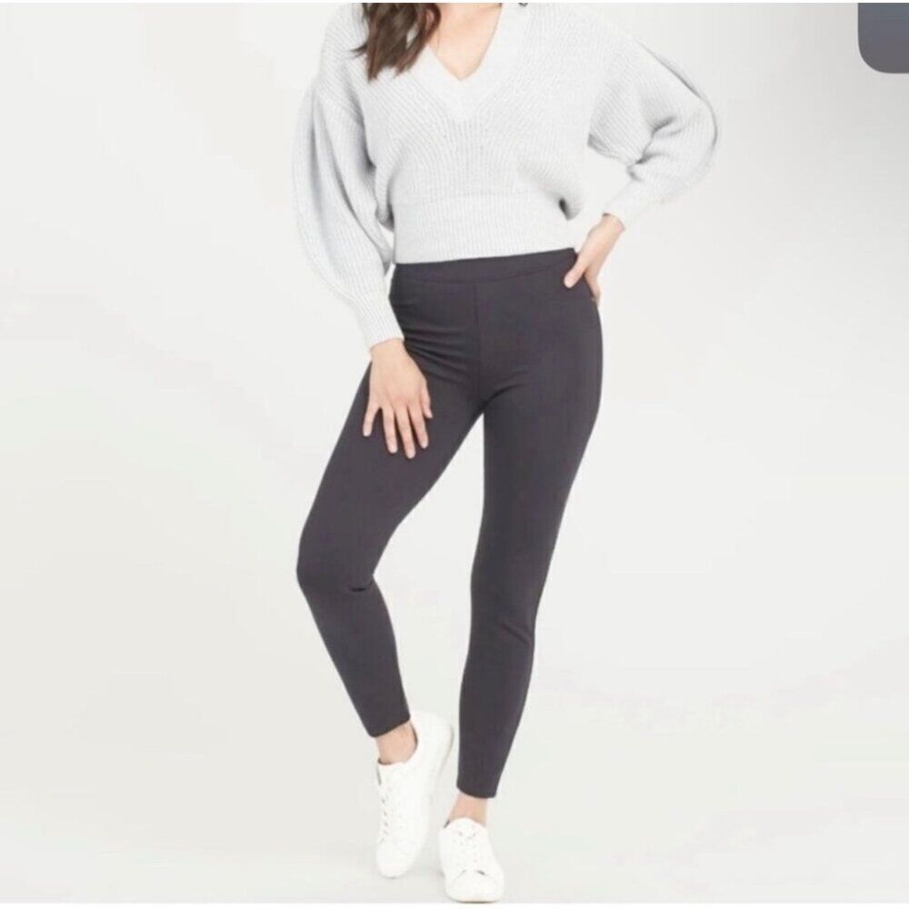 NWOT SPANX The‎ Perfect Ankle Stretch Pants Gray #20202R 17748 08181700 Sz Med